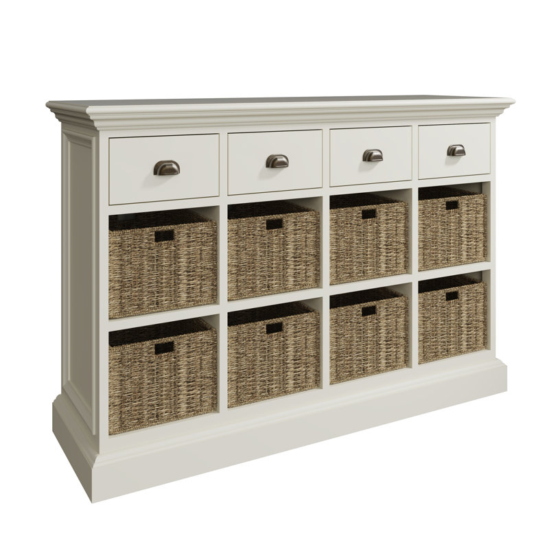 Fernleaf Arabella 110cm Wide 4 Drawer Pine Sideboard & Reviews